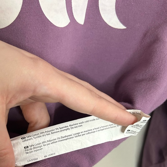 Wildfox Moon Phases Crew Neck Sweatshirt Pullover Purple Size XS - Picture 5 of 6